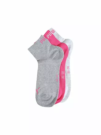 PUMA | Damen Socken Quarter 3er Pkg. | pink