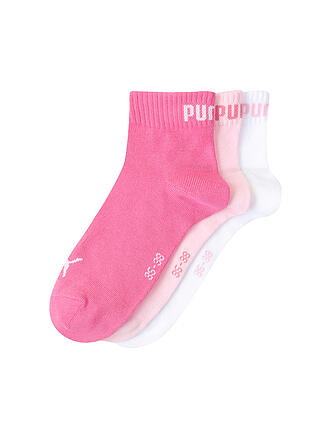 PUMA | Damen Socken Quarter 3er Pkg. | pink