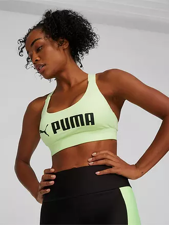 PUMA | Damen Sport-BH Fit Medium Support | grün