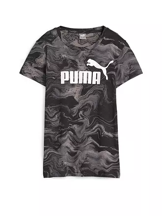 PUMA | Damen T-Shirt Marbleized | schwarz