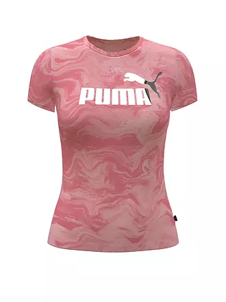 PUMA | Damen T-Shirt Marbleized | schwarz