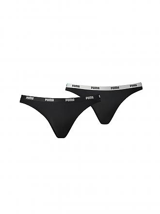 PUMA | Damen Unterhosen Slip 2er Pkg. | schwarz