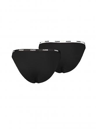 PUMA | Damen Unterhosen Slip 2er Pkg. | schwarz