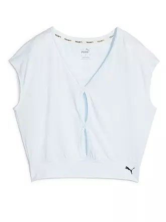 PUMA | Damen Yogashirt Studio Lite | hellblau