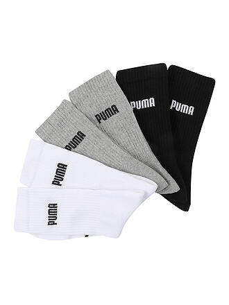 PUMA | Herren Freizeitsocken Crew 6er | grau
