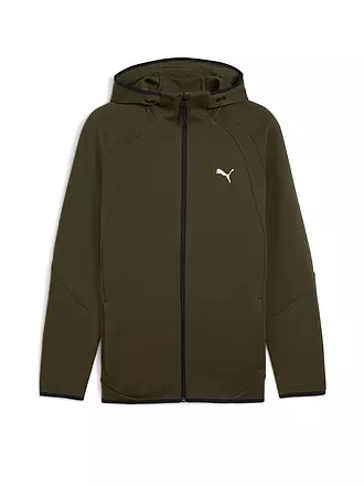 PUMA | Herren Kapuzenjacke EVOSTRIPE FZ | olive