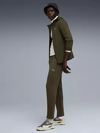 PUMA | Herren Kapuzenjacke EVOSTRIPE FZ | olive