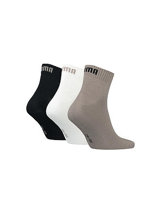 PUMA | Herren Socken Quarter 3er Pkg. | olive
