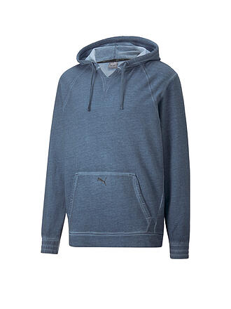 PUMA | Herren Sweater Studio Wash Hoodie | blau