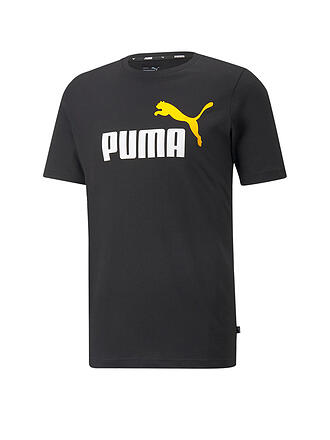 PUMA | Herren T-Shirt Essentials Logo | schwarz