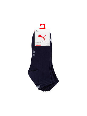 PUMA | Socken Quarter 3er Pkg. | dunkelblau