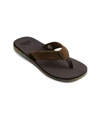 QUIKSILVER | Herren Zehentrenner Carver Suede Recycled | braun