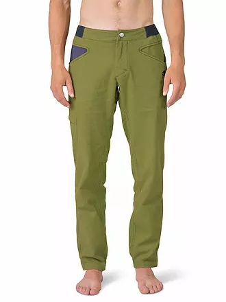 RAFIKI | Herren Kletterhose Grip Leinen | olive