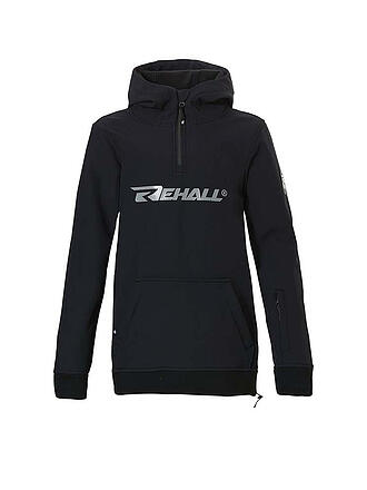 REHALL | Jungen Snowboard Softshell Hoodie Skol-R Jr | schwarz