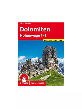 ROTHER | Wanderführer Dolomiten Höhenwege 1-3 | keine Farbe