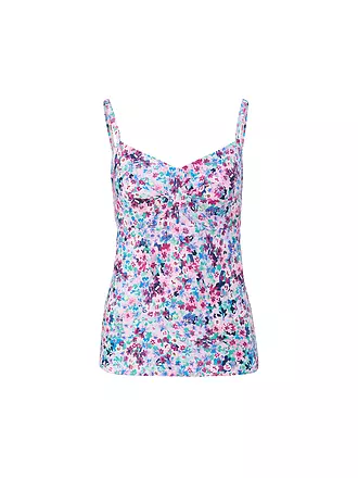 S.OLIVER | Damen Bikinioberteil Tankini Lilac Print | lila
