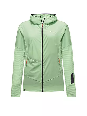 SALEWA | Damen Fleecejacke Pedroc PL Wind Hoodie | hellgrün