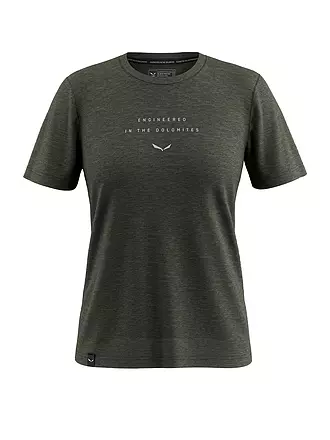 SALEWA | Damen Funktionsshirt Eagle Eitd Merino | olive