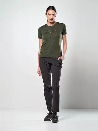 SALEWA | Damen Funktionsshirt Eagle Eitd Merino | olive