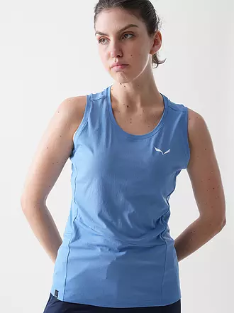 SALEWA | Damen Funktionstank Puez Sporty Dry'Ton | hellblau