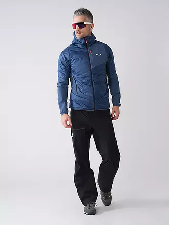 SALEWA | Herren Touren Hybridjacke  Ortles Hybrid TirolWool® Responsive Hoodie | dunkelblau