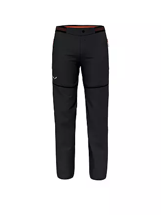 SALEWA | Herren Wanderhose Pedroc 2 Durastretch 2 in 1 ZipOff | schwarz