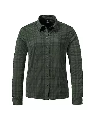 SCHÖFFEL | Damen Bluse Yekuro | dunkelgrün