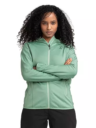 SCHÖFFEL | Damen Fleecejacke Cascata Hoodie | mint