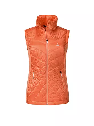 SCHÖFFEL | Damen Gilet Hybrid Vest Stams | orange