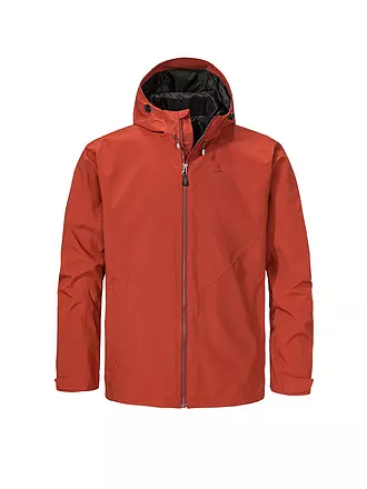 SCHÖFFEL | Herren Wanderjacke Yew 2L ZipIn Hoodie | rot