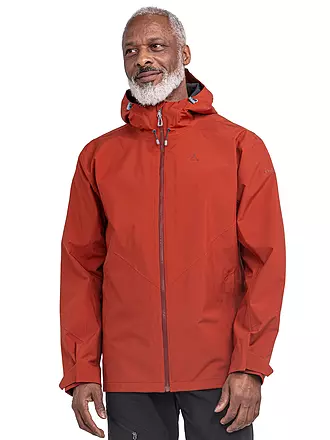 SCHÖFFEL | Herren Wanderjacke Yew 2L ZipIn Hoodie | rot