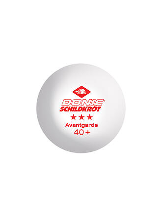 SCHILDKRÖT | Tischtennisball 3-Stern Avantgarde Poly 40+, 3x Weiß / 3x Orange | bunt