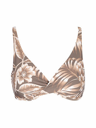 SEAFOLLY | Damen Bikinioberteil Wrap Front F-Cup | grün