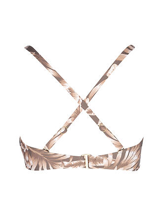 SEAFOLLY | Damen Bikinioberteil Wrap Front F-Cup | grün