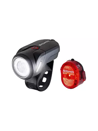SIGMA | Fahrrad-Beleuchtungsset Aura 35 USB / Nugget II | 