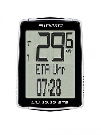 SIGMA | Fahrrad-Computer BC 16.16 STS Wireless | schwarz