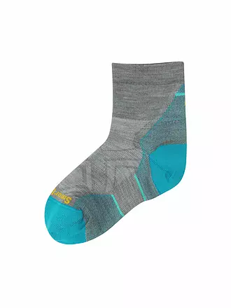 SMARTWOOL | Damen Wandersocken Run Zero Cushion Ankle Socks | grau