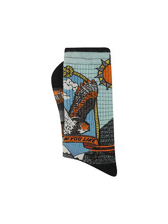 SMARTWOOL | Herren Wandersocken Hike Light Cushion Print Crew | grau