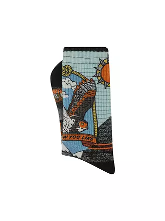 SMARTWOOL | Herren Wandersocken Hike Light Cushion Print Crew | grau