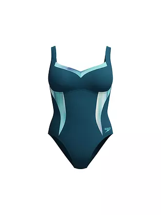 SPEEDO | Damen Badeanzug Printed Shaping | petrol
