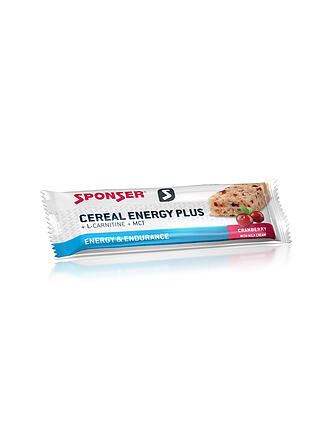 SPONSER | Cereal Energy Plus Cranberry, 40 g Riegel | keine Farbe