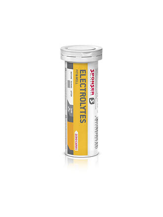 SPONSER | Elektrolyt Tabs Brausetabletten Zitrone, 10 á 4,5 g Tabletten | keine Farbe