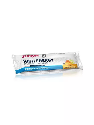 SPONSER | High Energy Bar Vanille/Aprikose, 45 g Riegel | keine Farbe