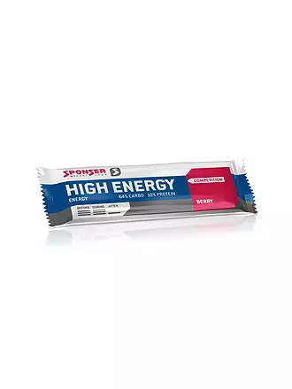 SPONSER | High Energy Bar Waldbeeren, 45 g Riegel | keine Farbe