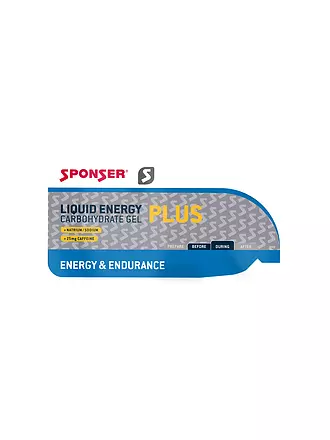 SPONSER | Liquid Energy Plus, koffein-/taurinhaltig 35 g Beutel | keine Farbe