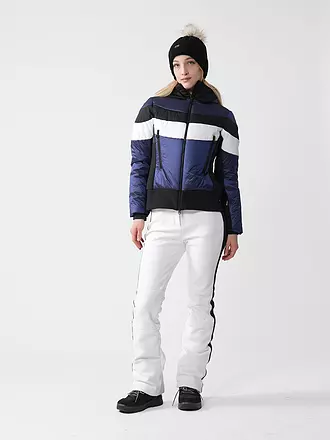 SPORTALM | Damen Skijacke mit Kapuze | dunkelblau