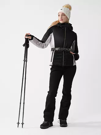 SPORTALM | Damen Skijacke mit Kapuze | schwarz