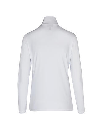 SPORTALM | Damen Unterzieh Zipshirt mit Wordingdruck | dunkelgrün