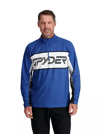 SPYDER | Herren Unterzieh Zipshirt Paramount | schwarz