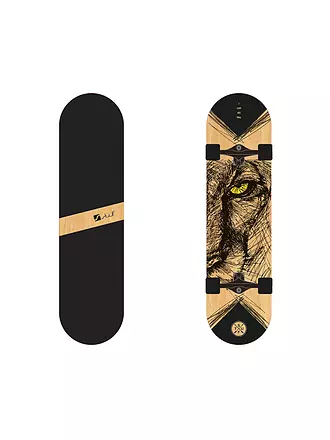 STUF | Skateboard LION Braun/Schwarz | braun